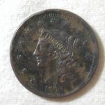 1838 U.S. Large Cent Coronet Type Extra Fine