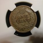 1864 Copper Nickel 1 Cent Indian NGC Certified XF Details