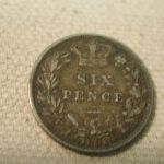 1886 Great Britain 6P K776 Very Fine