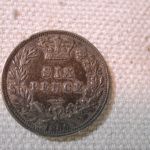 1886 Great Britain Six Pence K757 Extra Fine