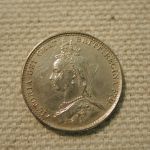 1887 Great Britain 3 Pence K758 Brilliant Uncirculated