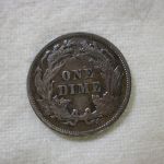 1889 U.S Liberty Seated Dime Variety 4 About Uncirculated