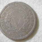 1890 U.S. 5 Cent Liberty Nickel Good Condition