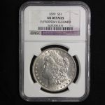 1899 Morgan Silver Dollar $1 Philadelphia Certified NGC AU Details