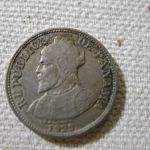 1929 Panama 2 1/2 Cent Extra Fine K 8