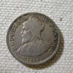 1929 Panama 2 1/2 Cent Extra Fine K 8