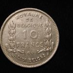 1930 Belgium 10 Francs Very Fine VF Km#99
