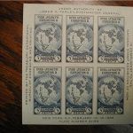 1934 Byrd Antarctic EXPEDITION Scott #735 3C STAMP souvenir sheet set of two