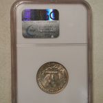 1936 25C Washington Quarter NGC MS 65 golden toning