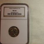 1938-D Five Cent Buffalo Nickel NGC Certified MS 66 Denver Mint