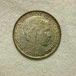 1942 Uruguay 20 Cents KM #29 ASW .0694 /UNC