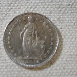 1943B Swiss 1/2F K23 Uncirculated