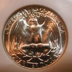 1944 25C Washington Quarter NGC MS66 Blazing Bright White