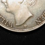 1944 D Curacao 2 1/2 Gulden XF+ KM #46