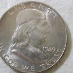 1949 U.S Franklin Half Dollar