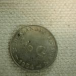 1954 Netherlands Antilles 1/10G K3 Extra Fine