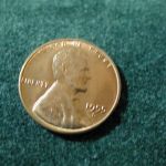 1955-S U.S Lincoln Cent Gem Uncirculated + Red