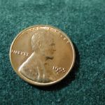 1955-S U.S Lincoln Cent Gem Uncirculated + Red
