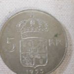 1955 Sweden 5K K829 Uncirculated