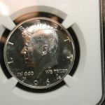1964 Accent Hair 50 Cent Kennedy Half Dollar NGC PF 65