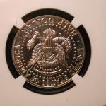 1964 Accent Hair 50 Cent Kennedy Half Dollar NGC PF 65