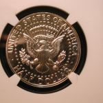 1964 Accent Hair 50 Cent Kennedy Half Dollar NGC PF 65