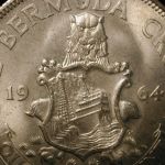1964 Bermuda Crown Queen Elizabeth II Uncirculated UNC Lusterous