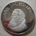1976 Hans Sachs commemorative coin 42mm