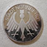 1978 Nurnberg Untergrund bahn in der Altstadt commemorative coin