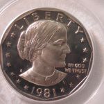 1981-S Susan B. Anthony Dollar PCGS PR 69 DCAM Type 1