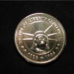 1986 Statue of Liberty 100th Anniversary Commemorative Souvenir Coins set of 2