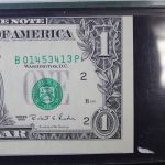 1995 New York $1 FR #1923-B PMG 64 EPQ Misalignment Error