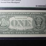 1995 New York $1 FR #1923-B PMG 64 EPQ Misalignment Error