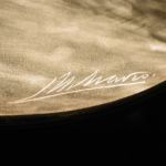 Matador round painting Stoneware 14inch plate L. M. Marco Black gray cream