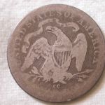 1877-CC U.S. Liberty Seated Quarter Very Good