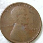 1926-S U.S Lincoln Wheat Cent Type Very Good