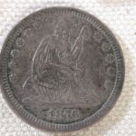 1876-CC U.S Liberty Seated Quarter Fine