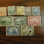 CANADA SCOTT #149-59 Complete Set of Ten Stamps – USED – Light Hinged