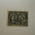 CANADA #58 1897 15 Cent Steel Blue QV Jubilee Used LH