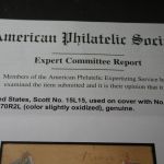 Blood’s Penny Post 15L15 Scott No.11 70R2L 1851 Philadelphia APS certified