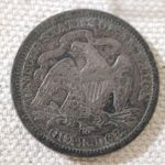 1876-CC U.S Liberty Seated Quarter Fine