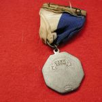 Dieges & Clust CYO 1953 basketball silver metal