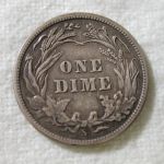1911-S U.S Barber Dime Extra Fine