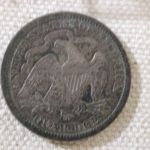 1876-CC U.S Liberty Seated Quarter Fine