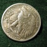 1941-D U.S Walking Liberty Half Dollar Toned Uncirculated