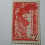 FRANCE #B66-7 – 1937 Winged Victory Semi-Postals 2 Stamp Set Mint/LH