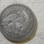 1853 Seated Liberty Quarter Extra Fine rays & arrows