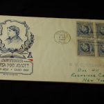 U.S Famous Americans Authors 1-10 cents FDC
