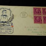 U.S Famous Americans Authors 1-10 cents FDC