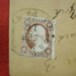 Blood’s Penny Post 15L15 Scott No.11 70R2L 1851 Philadelphia APS certified